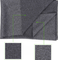 Ткань Книт серого цвета круговая, водоустойчивый катионоактивный уток связанная ткань