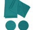 Ткань Книт Джерси жаккарда Хеатер зеленая катионоактивная мягкая с отверстиями бабочки